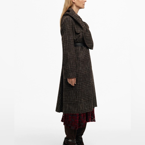 Zara Limited Edition Balloon Collar Long Coat - Sz M/L NWT - Picture 5 of 15